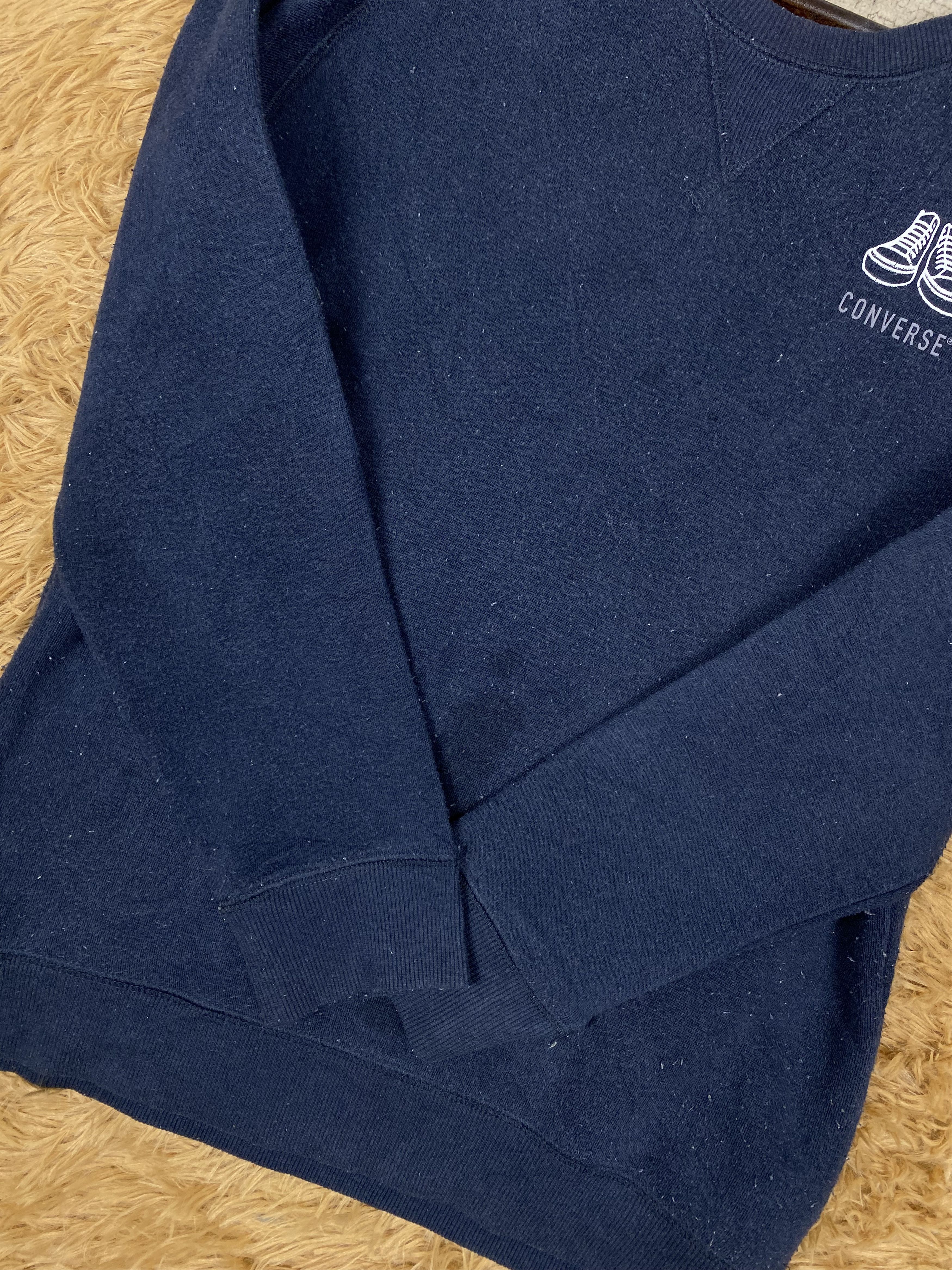 Converse × Vintage Vintage Converse Fleece Lining Sweatshirts PS0254 Size US M / EU 48-50 / 2 - 4 Thumbnail