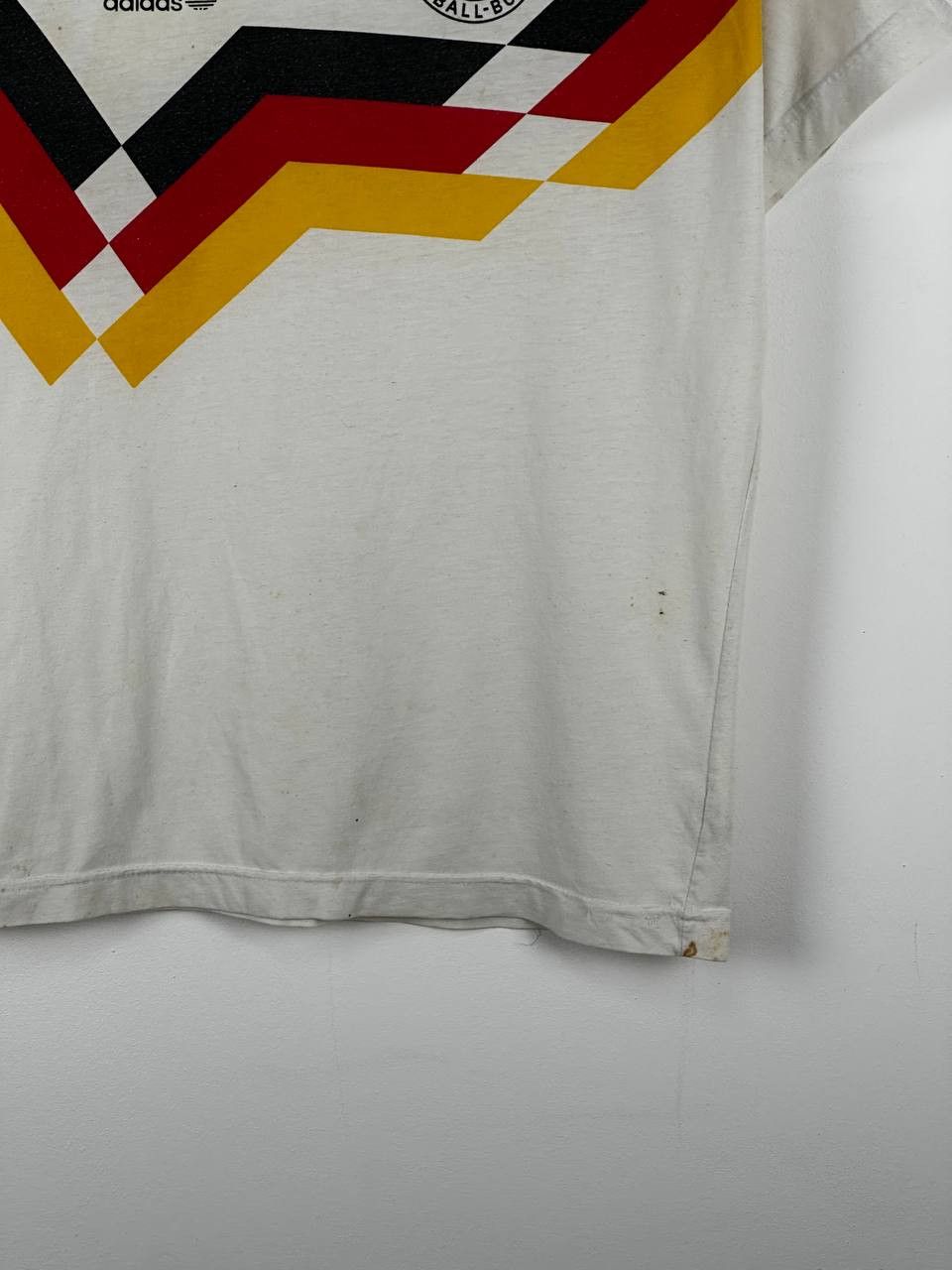 Adidas × Vintage Vintage 1990-92 Germany Adidas Cotton Jersey T Shirt Size US S / EU 44-46 / 1 - 5 Thumbnail