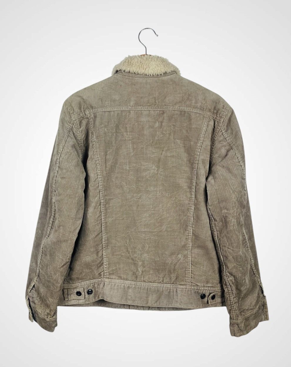 Lee Vintage 90s Lee Storm Rider Curduroy Trucker Jacket Size US M / EU 48-50 / 2 - 2 Thumbnail