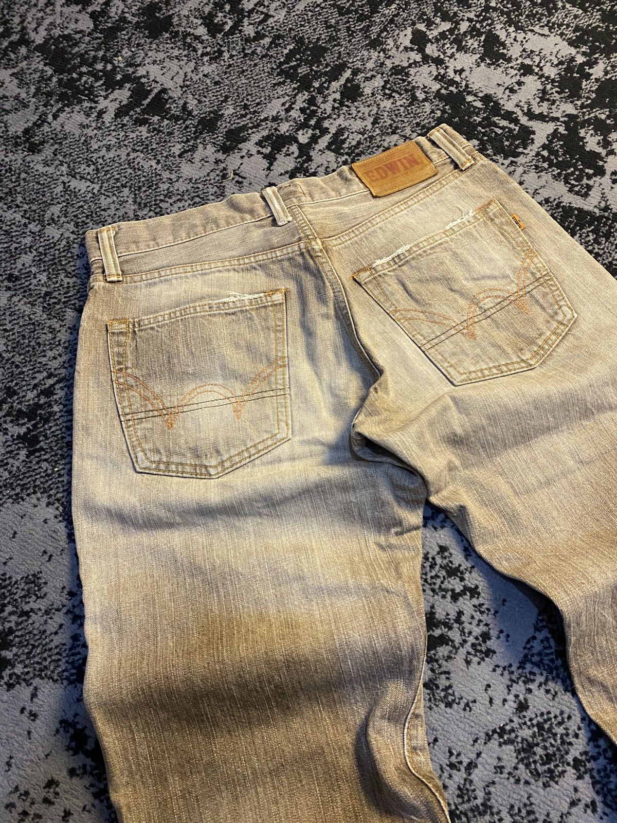 Edwin Edwin 505zx Light Brown Wash Selvedge Denim 🔥 Size US 31 - 12 Thumbnail