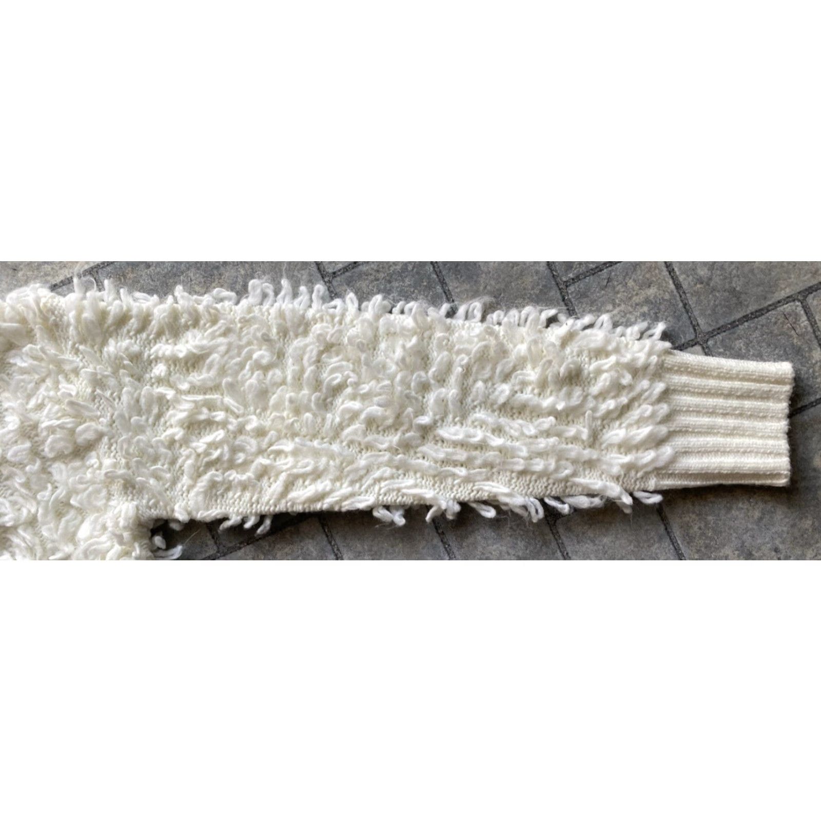 Anthropologie NWT New Anthropologie Maeve XXS White Ivory Pullover Sweater Fringe Top Women Size XXS / US 00 / IT 34 - 6 Thumbnail