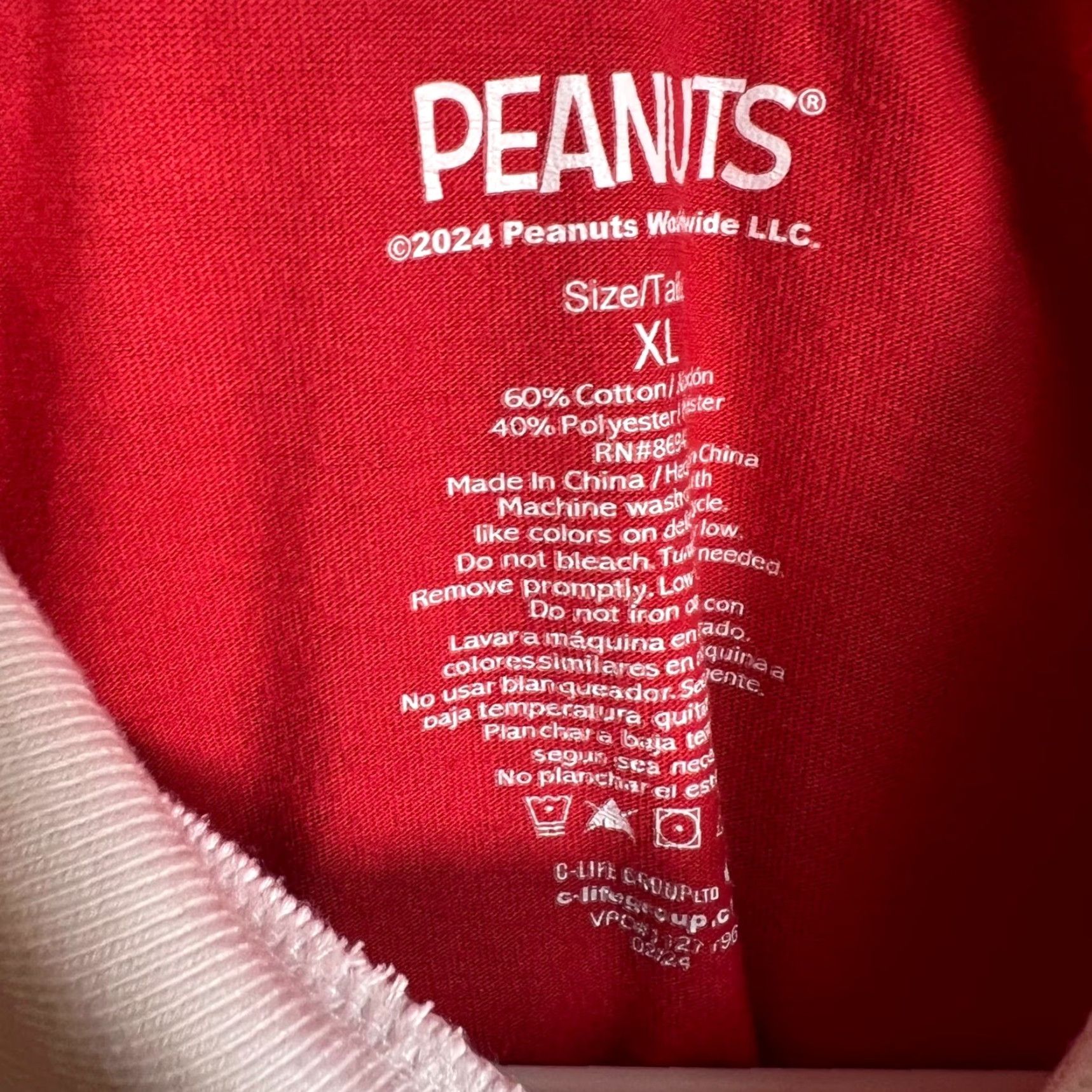 Peanuts Peanuts Snoopy Red Cropped Collared T Shirt Womens Size XL Size XL / US 12-14 / IT 48-50 - 3 Thumbnail