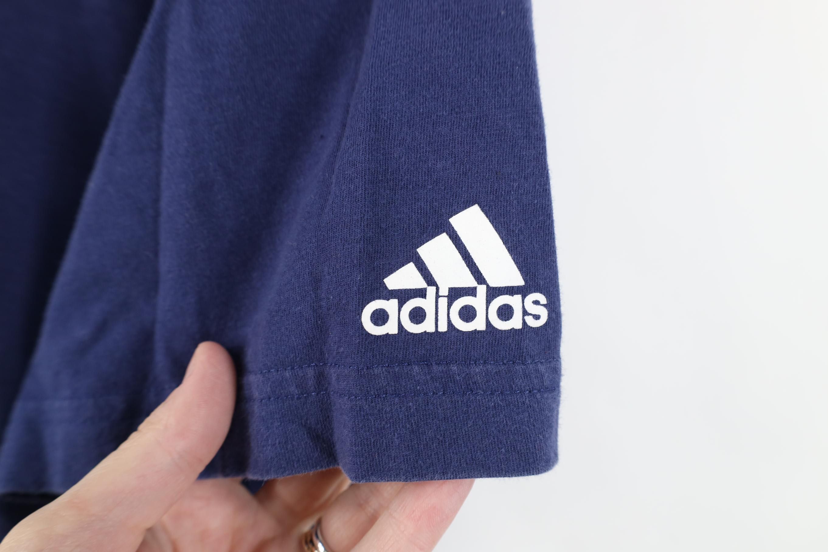 Adidas Y2K Adidas 2014 Boston Marathon Short Sleeve T-Shirt Blue Size US M / EU 48-50 / 2 - 4 Thumbnail