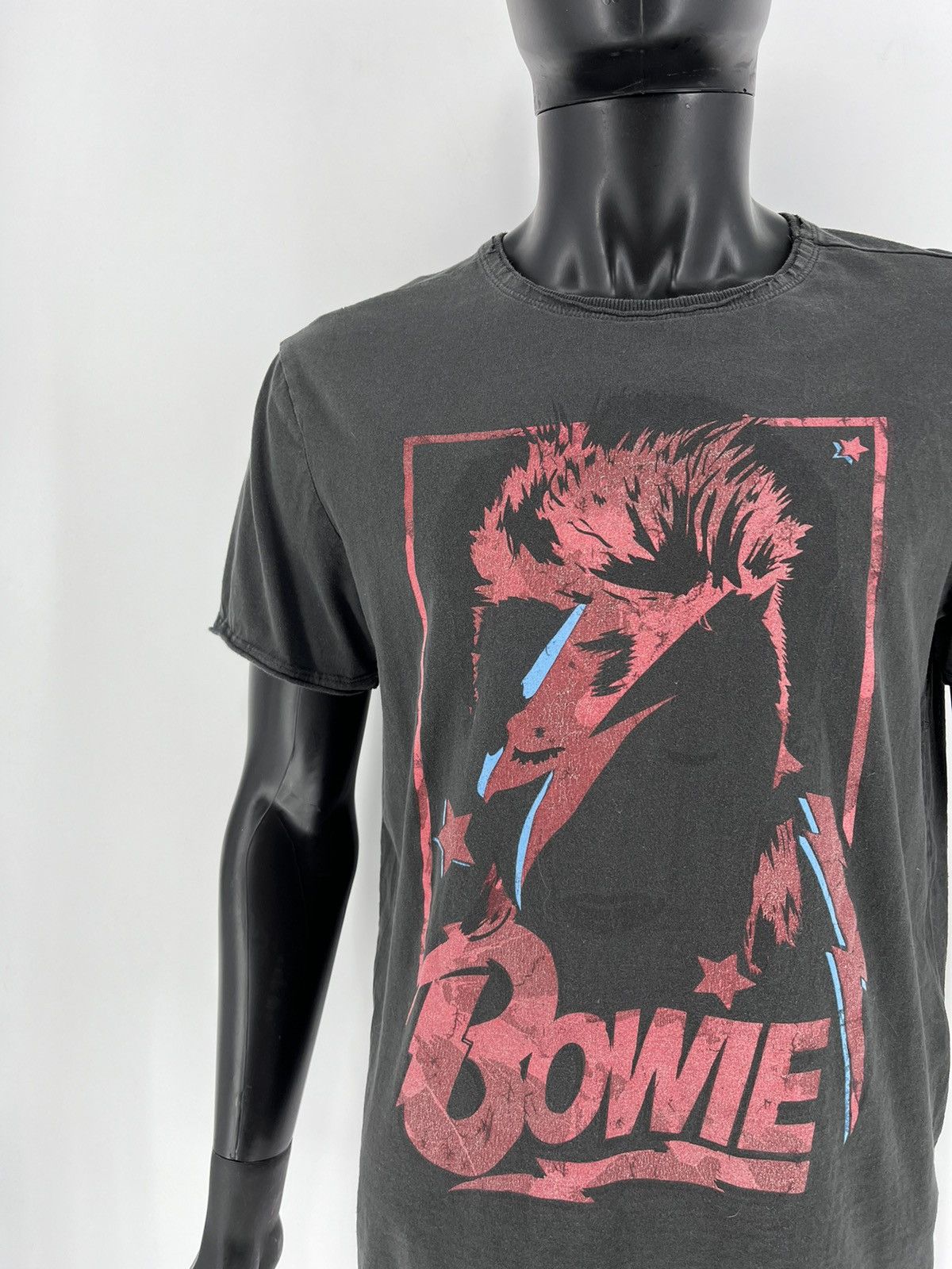 Band Tees David Bowie Punk Music Fashion Tees Streetwear Y2K Bands Size US L / EU 52-54 / 3 - 6 Thumbnail
