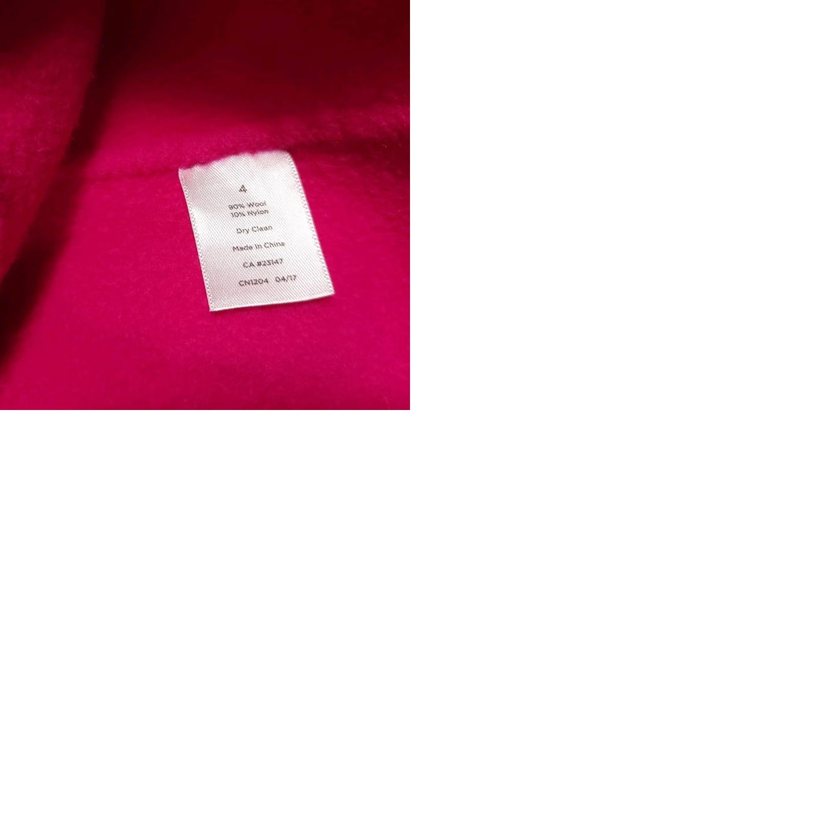 Talbots VINTAGE? No — Talbots Jacket Women’s 4 Pink Wool Blend Button Up Career Blazer Cropped Shirt? Size S / US 4 / IT 40 - 9 Thumbnail
