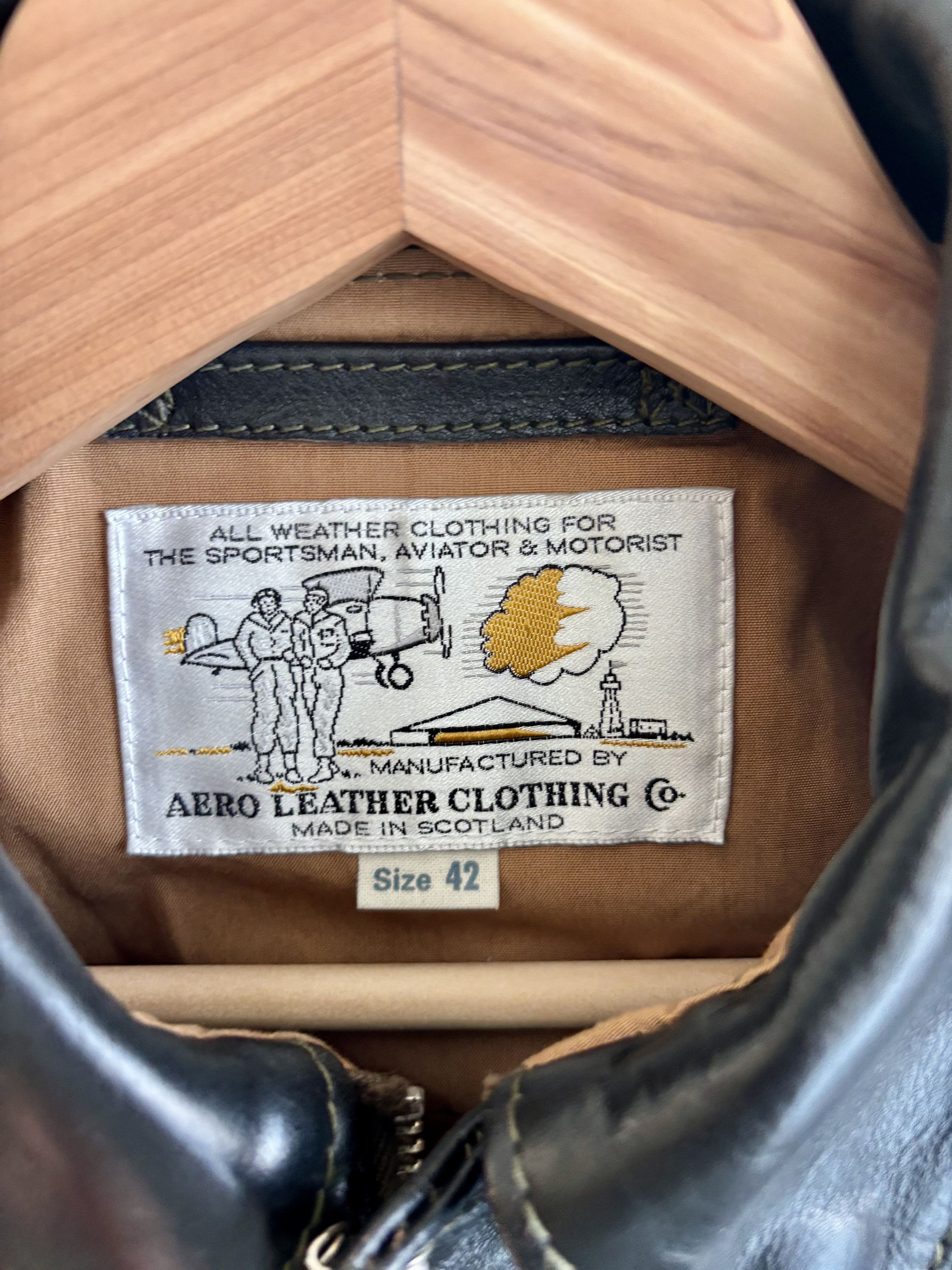 Aero Leathers Aero leather USAAF Type A-2 flight jacket Size US L / EU 52-54 / 3 - 2 Thumbnail