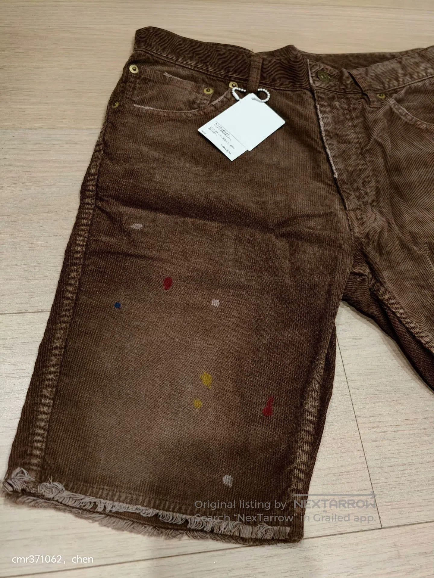 Visvim VISVIM 17SS FLUXUS 03 CORD SHORTS. Size US 26 / EU 42 - 2 Thumbnail