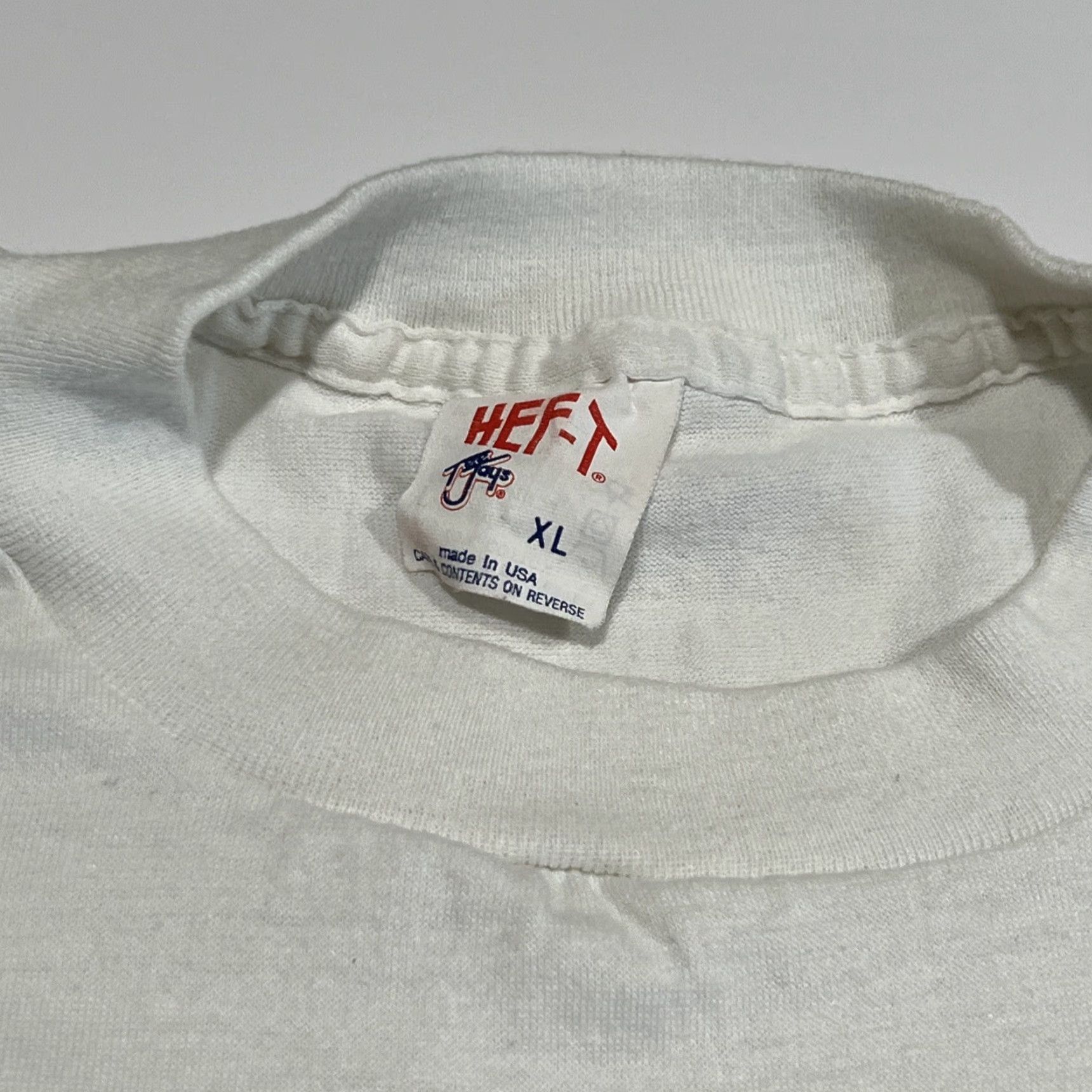 Vintage VINTAGE Papas & Beer Esenada Mexico Shirt XL White 1990s Single Stitch Graphic Tee Mens Womens Hanes TeeJoys Brand Tee Joys Size US XL / EU 56 / 4 - 4 Thumbnail