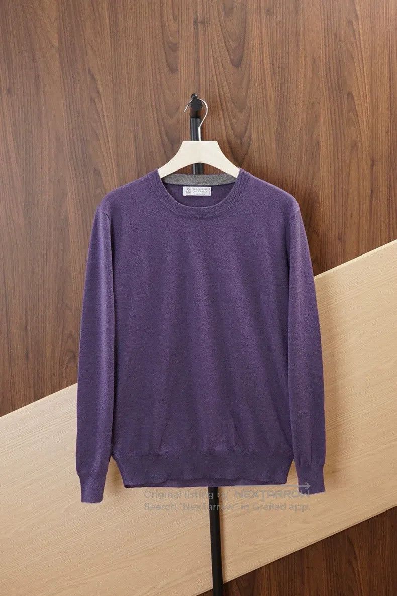 Brunello Cucinelli Brunello Cucinelli Knitted Cashmere Sweater Size US M / EU 48-50 / 2 - 1 Thumbnail