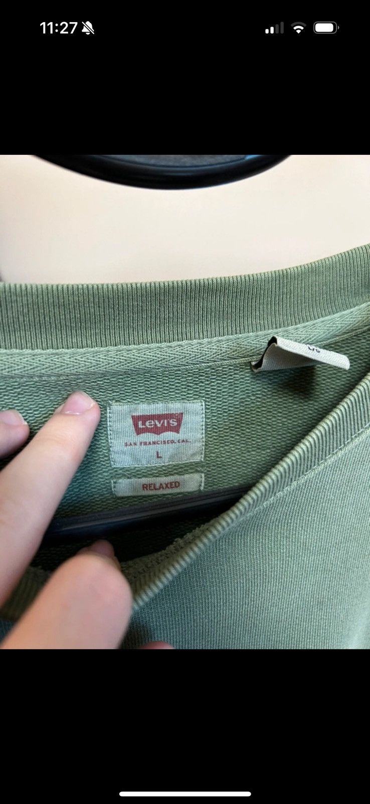 Levi's × Levi's Vintage Clothing Levi’s green crewneck Size US L / EU 52-54 / 3 - 3 Thumbnail