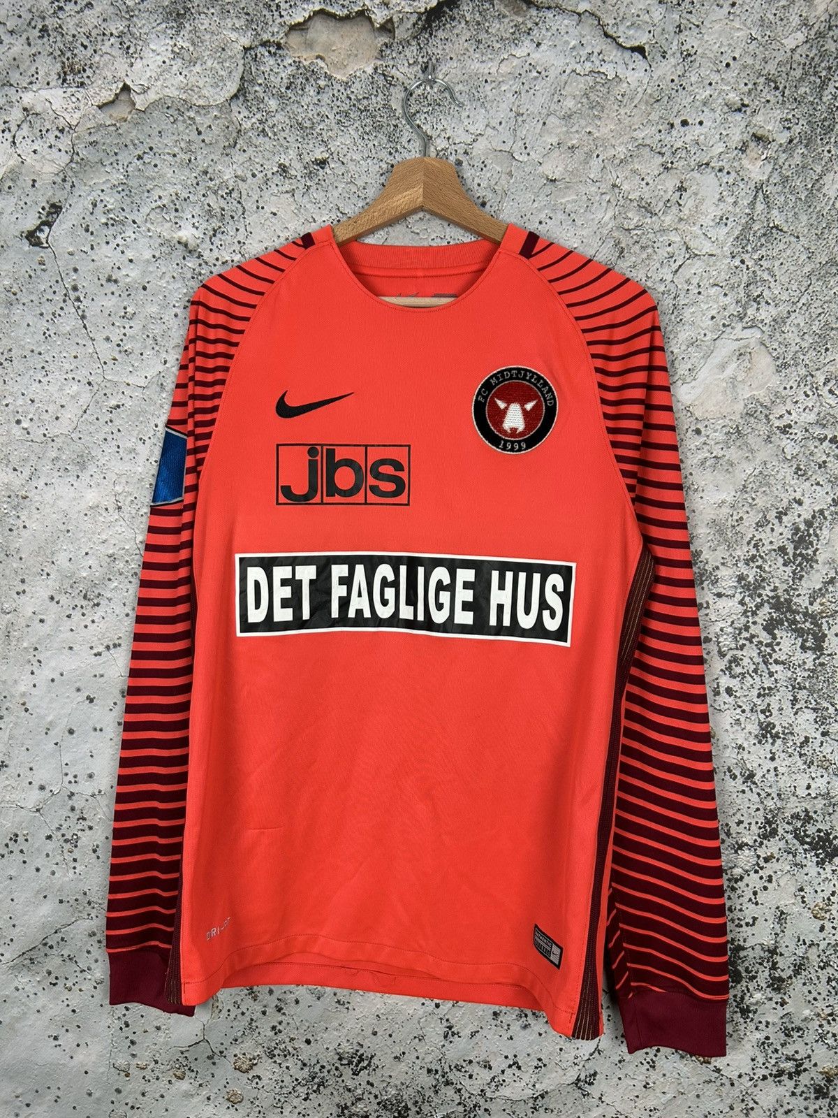 Nike FC Midtjylland Soccer Jersey Denmark Football Nike Rare Size US S / EU 44-46 / 1 - 1 Thumbnail