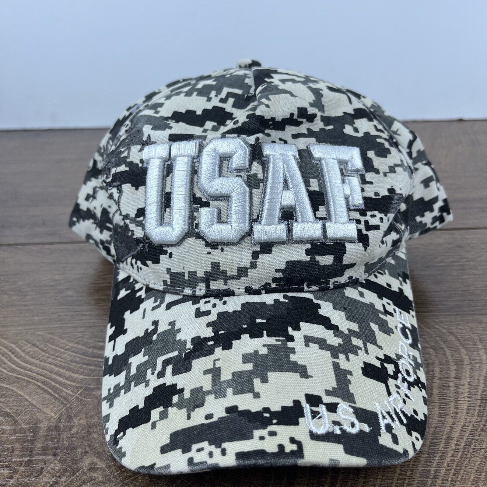 Other USAF Hat United States Air Force Adjustable Hat Camo Adjusta Size ONE SIZE - 3 Thumbnail