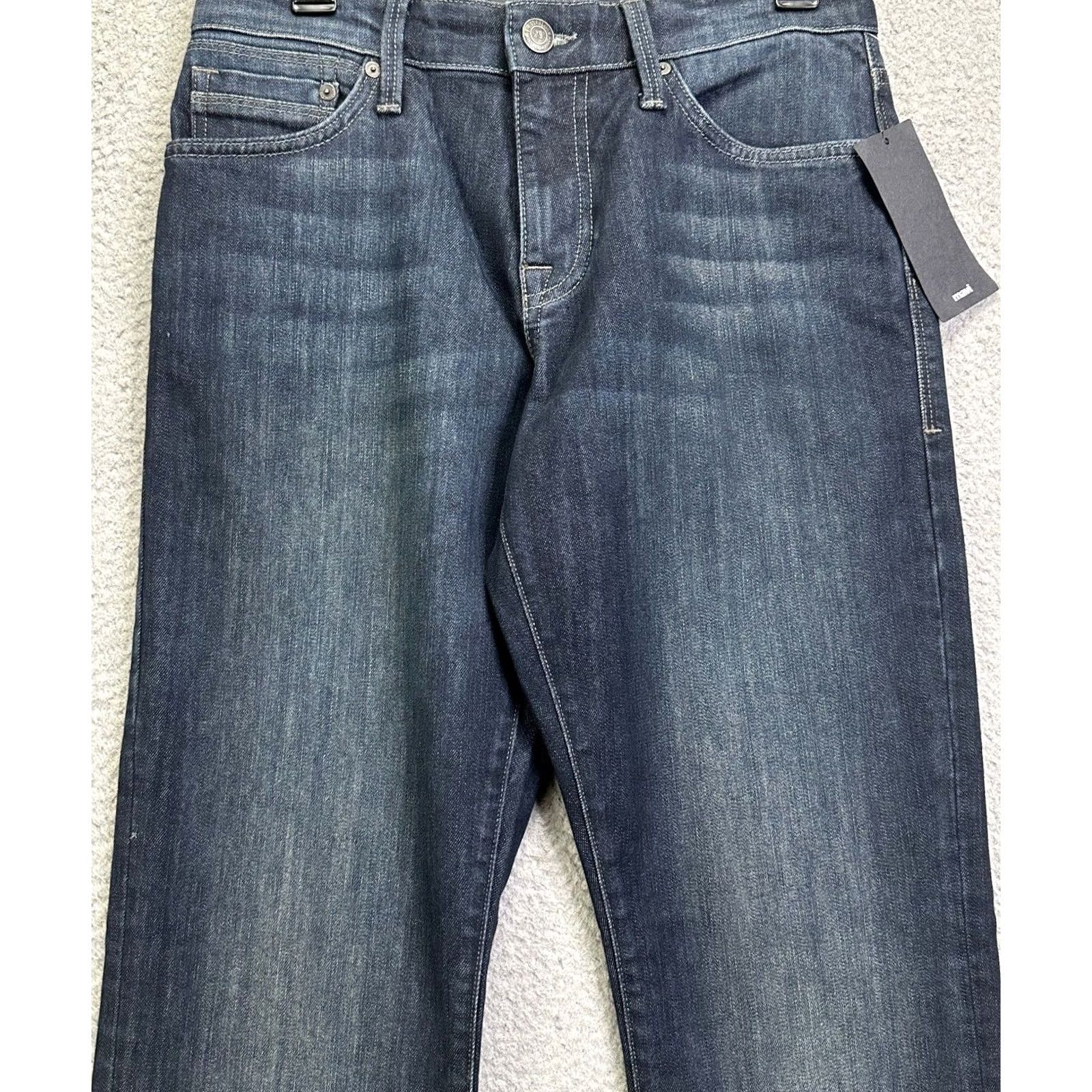 Mavi Mavi Matt Jeans Mens 29X32 Blue Distressed Relaxed Straight Denim NEW Size US 29 - 2 Thumbnail