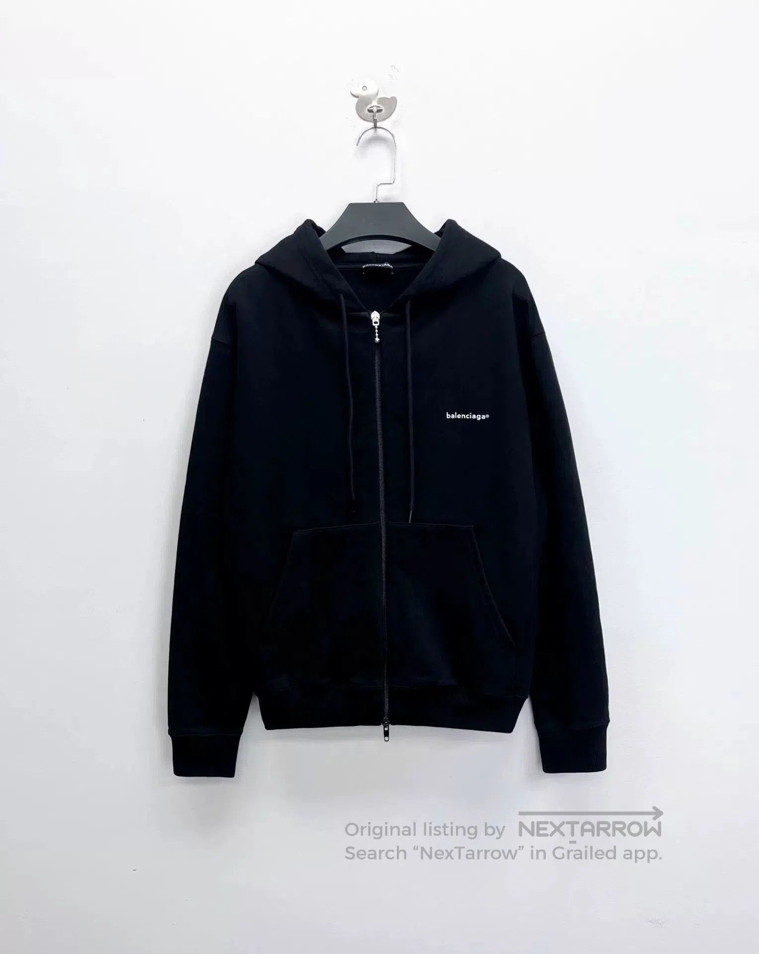 Balenciaga balenciaga black logo zip. Size US S / EU 44-46 / 1 - 1 Thumbnail