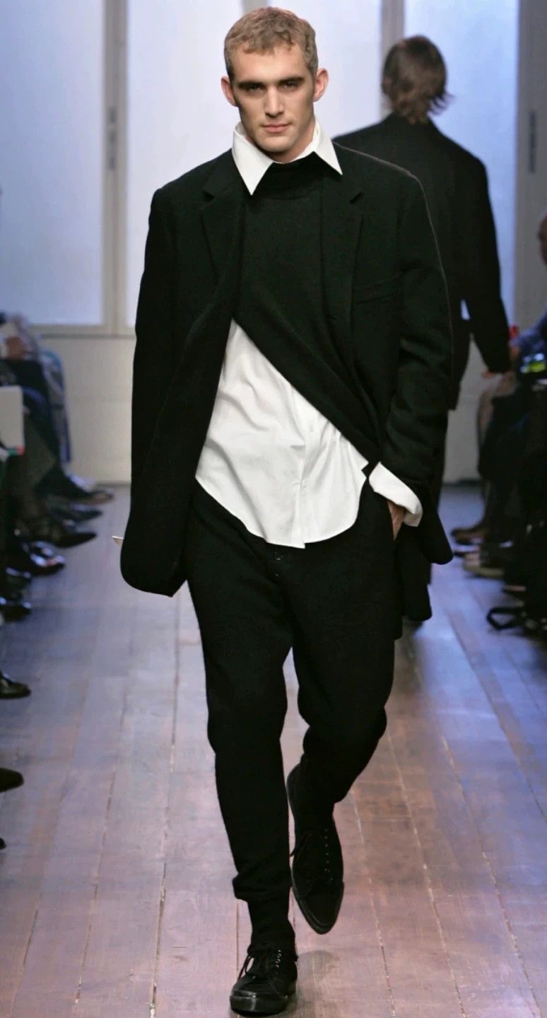Yohji Yamamoto Yohji Yamamoto size 2 05aw 3 B sheeny blazer 2505-Nextarro Size 36R - 3 Thumbnail