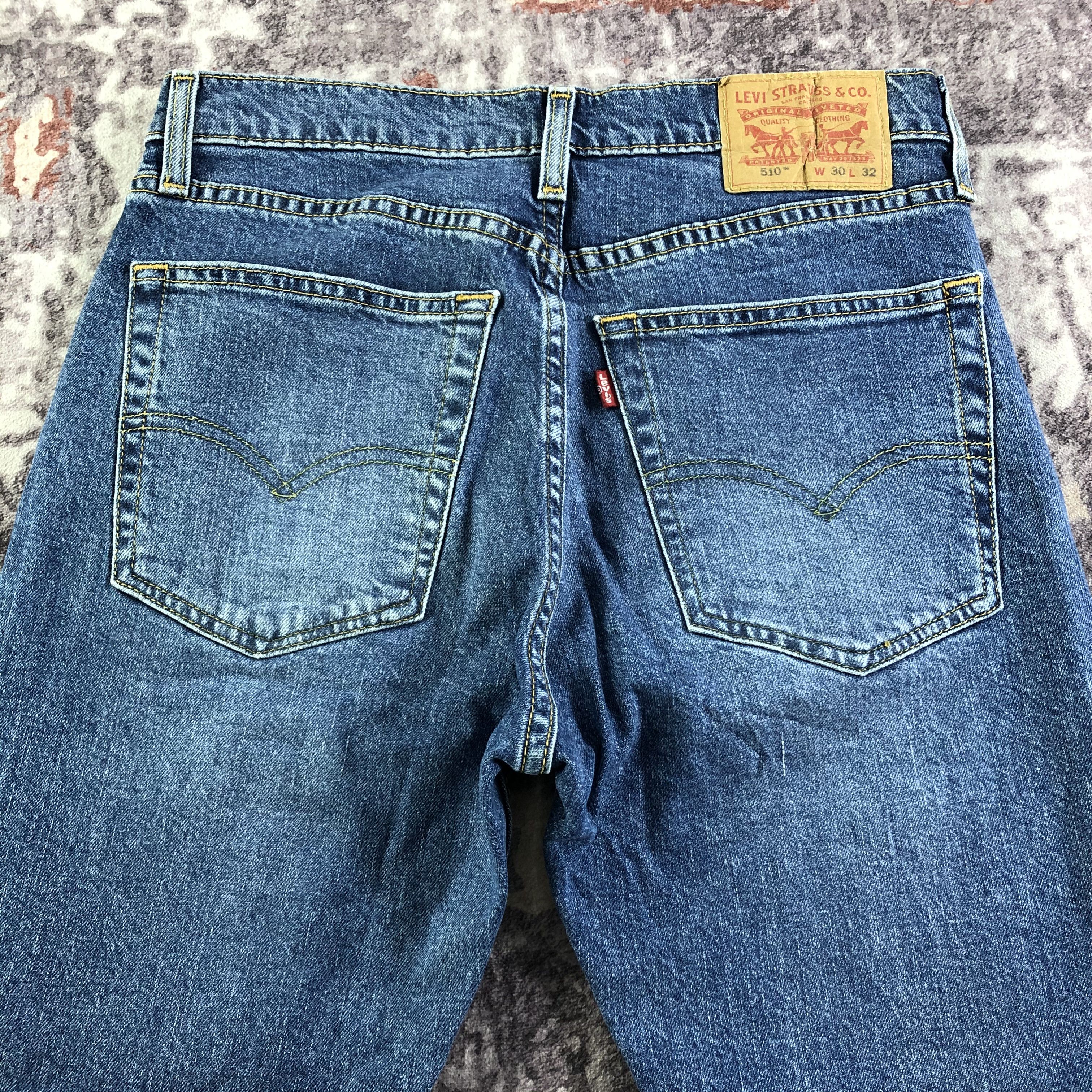 Levi's × Vintage Vintage Blue Wash Levis 510 Jeans-JM3261 Size US 30 / EU 46 - 4 Thumbnail