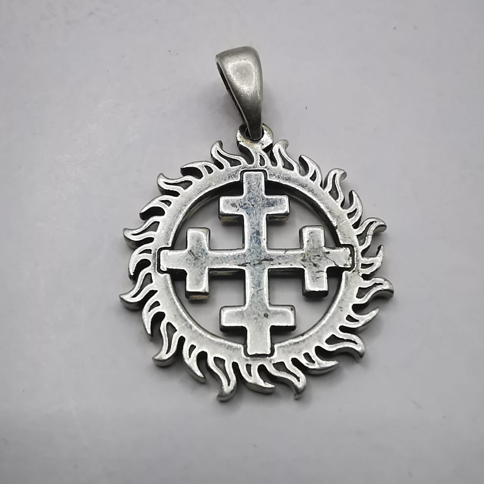 Sterling Silver Vintage Pendant "Amulet " 925 Sterling Silver Jewelry, 6,03g Size ONE SIZE - 1 Thumbnail