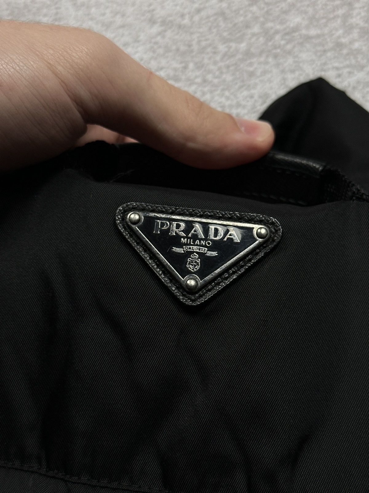 Prada Vintage Prada Gabardine Mainline Nylon Puffer Down Jacket Size US M / EU 48-50 / 2 - 7 Thumbnail