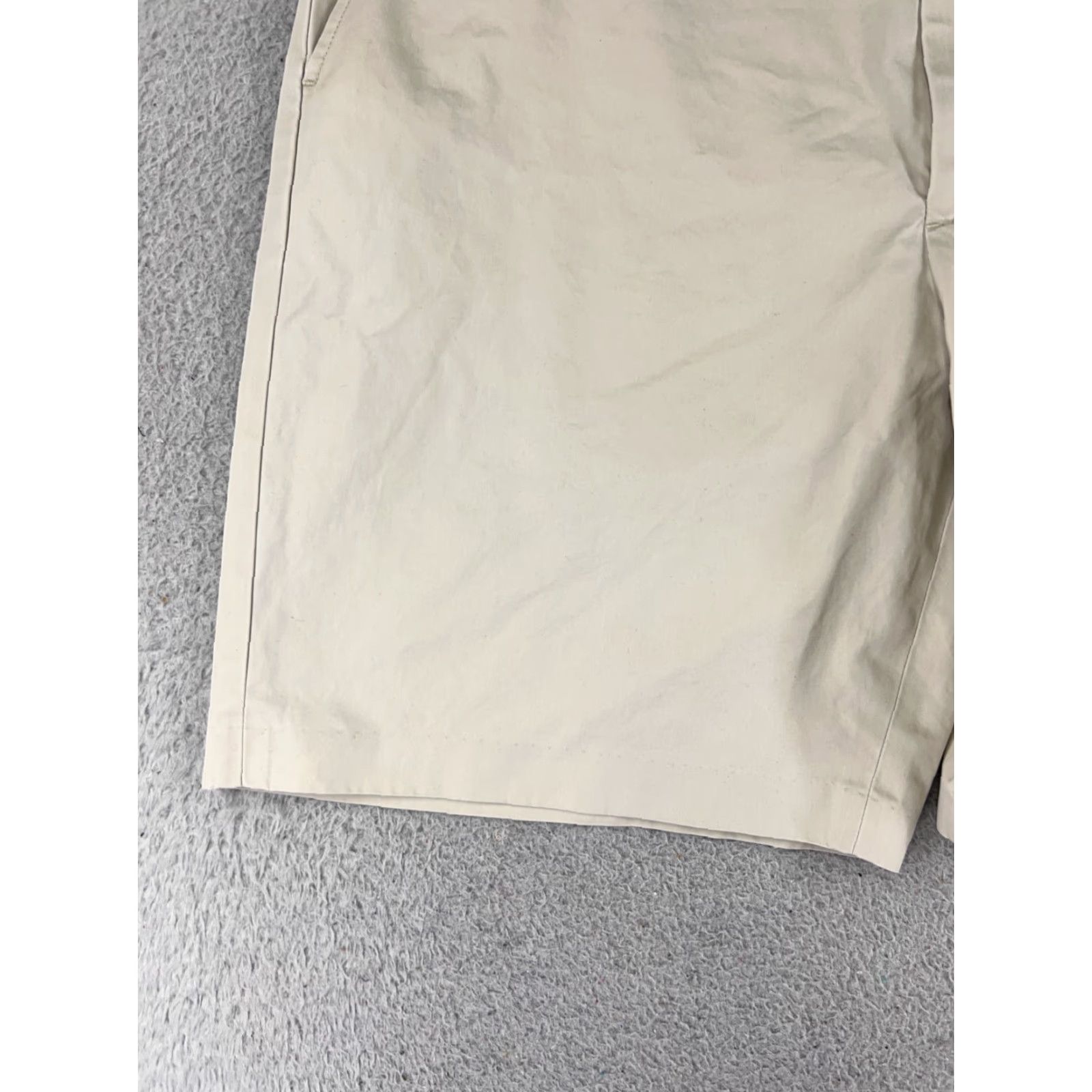 Nordstrom John W Nordstrom Shorts Mens 35 Beige Khaki Golf 100% Supima Cotton Golfer - Chino, Lightweight, Casual, Travel, Workwear - Beige Mens 35 Size US 35 - 3 Thumbnail