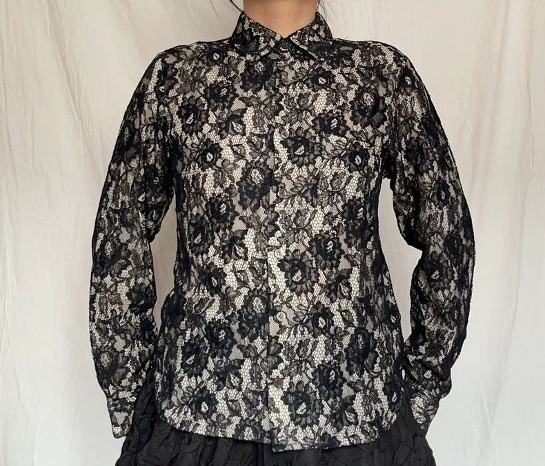 Comme des Garcons Comme des Garcons size 均码 Peony lace long-sleeved double-l Size S / US 4 / IT 40 - 7 Thumbnail