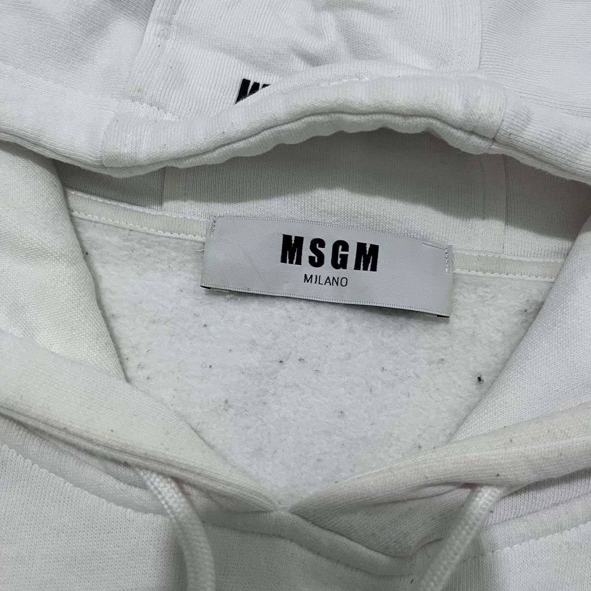 Designer MSGM Arrow Down The Side Hoodie Size US XL / EU 56 / 4 - 7 Thumbnail