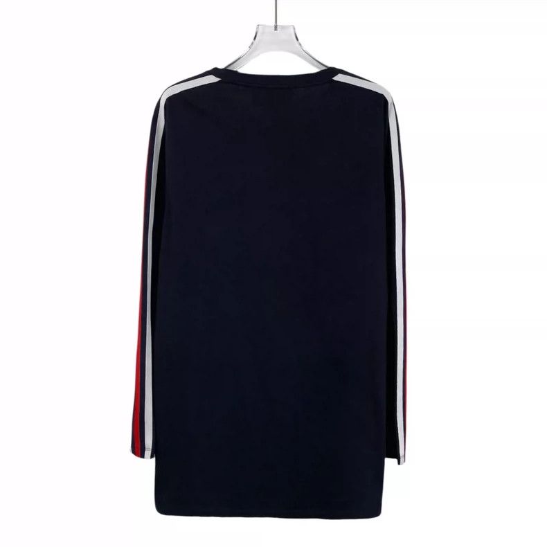 Gucci Gucci Black side striped leopard embroidered cotton round-n Size XS / US 0-2 / IT 36-38 - 2 Thumbnail
