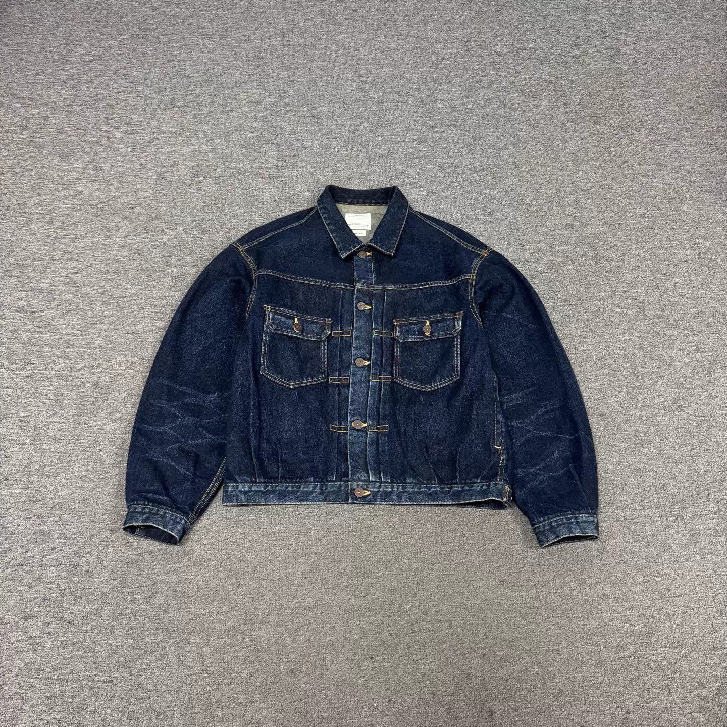 Visvim Visvim 24SS 101XX DMGD MUD OD Denim JKT Size US M / EU 48-50 / 2 - 1 Thumbnail
