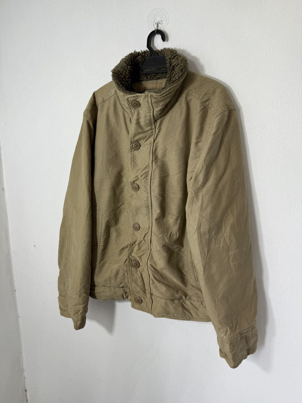 Abercrombie & Fitch ABERCROMBIE & FITCH NEW YORK MILITARY STYLE HEAVY COAT Size US M / EU 48-50 / 2 - 2 Thumbnail