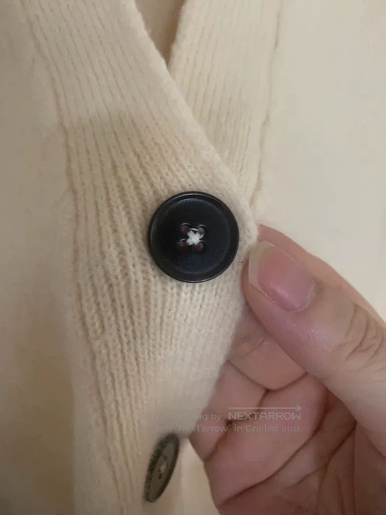 Jil Sander Jil Sander size 36 V-neck wool cardigan Size US M / EU 48-50 / 2 - 5 Thumbnail
