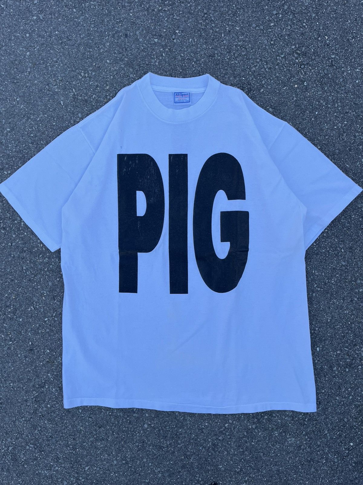 Band Tees Band tees x vintage 1997 PIG Raymond Watts black&white XL Size US XL / EU 56 / 4 - 1 Thumbnail