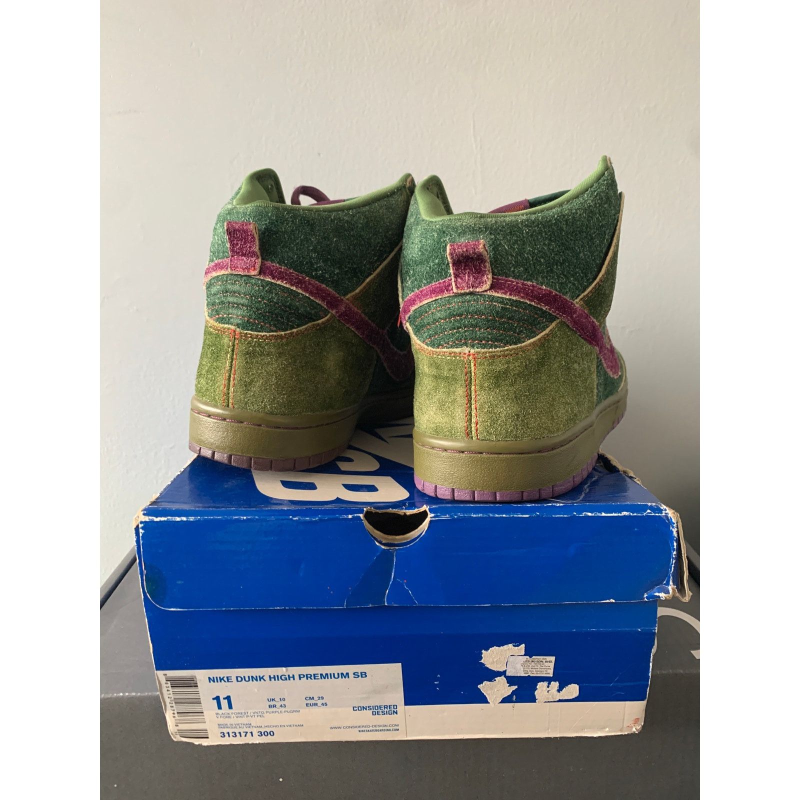 Nike Nike SB Dunk High Skunk 420 Size 11 Used SHIPS NOW Size US 11 / EU 44 - 4 Thumbnail