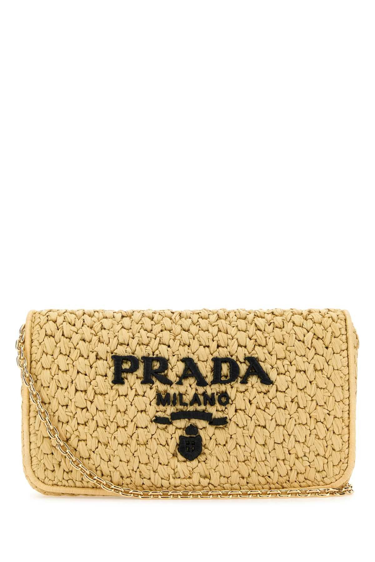 Raffia Crossbody Bag