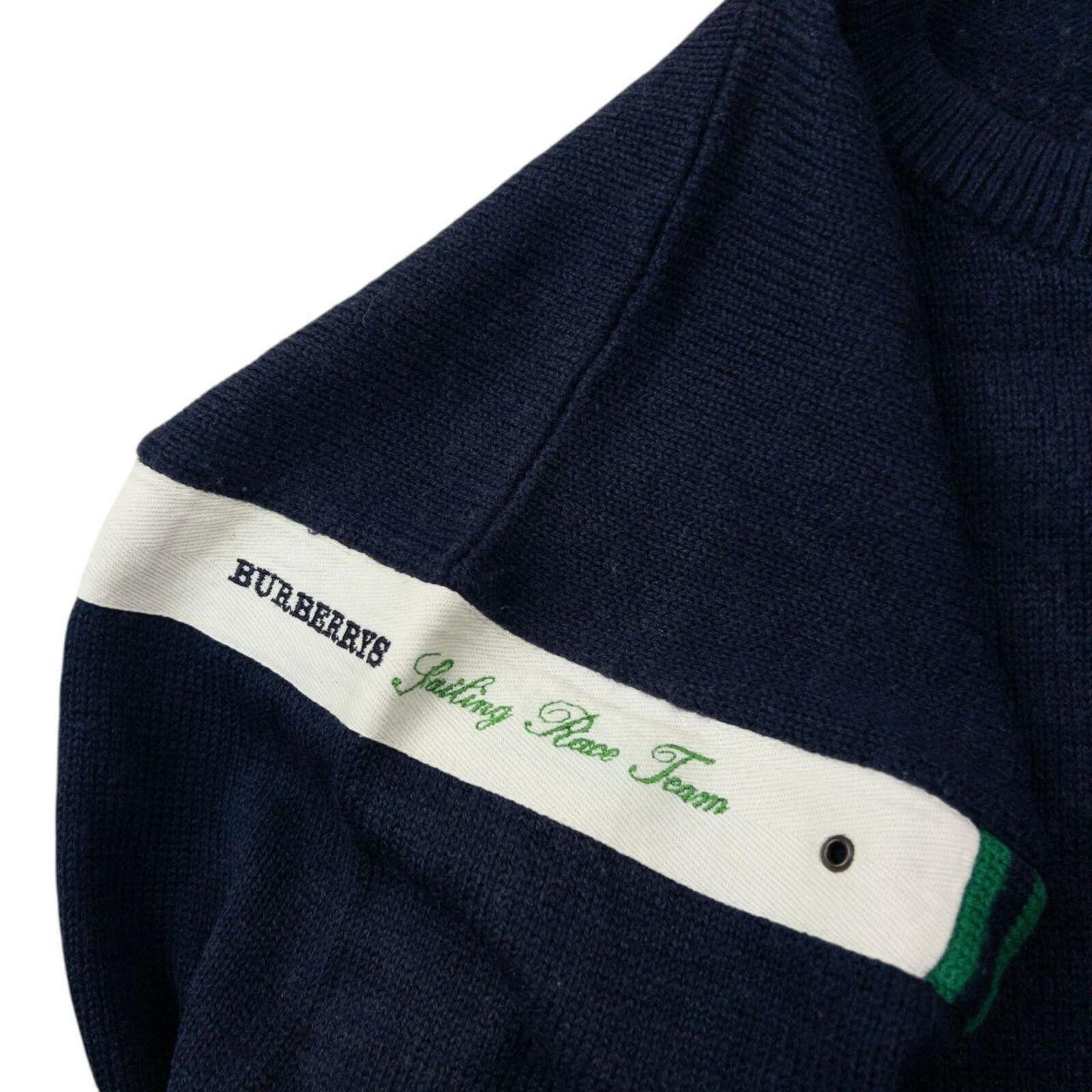 Burberry Vintage 90s Burberry Sailing Race Team Jumper Size M Size US M / EU 48-50 / 2 - 6 Thumbnail