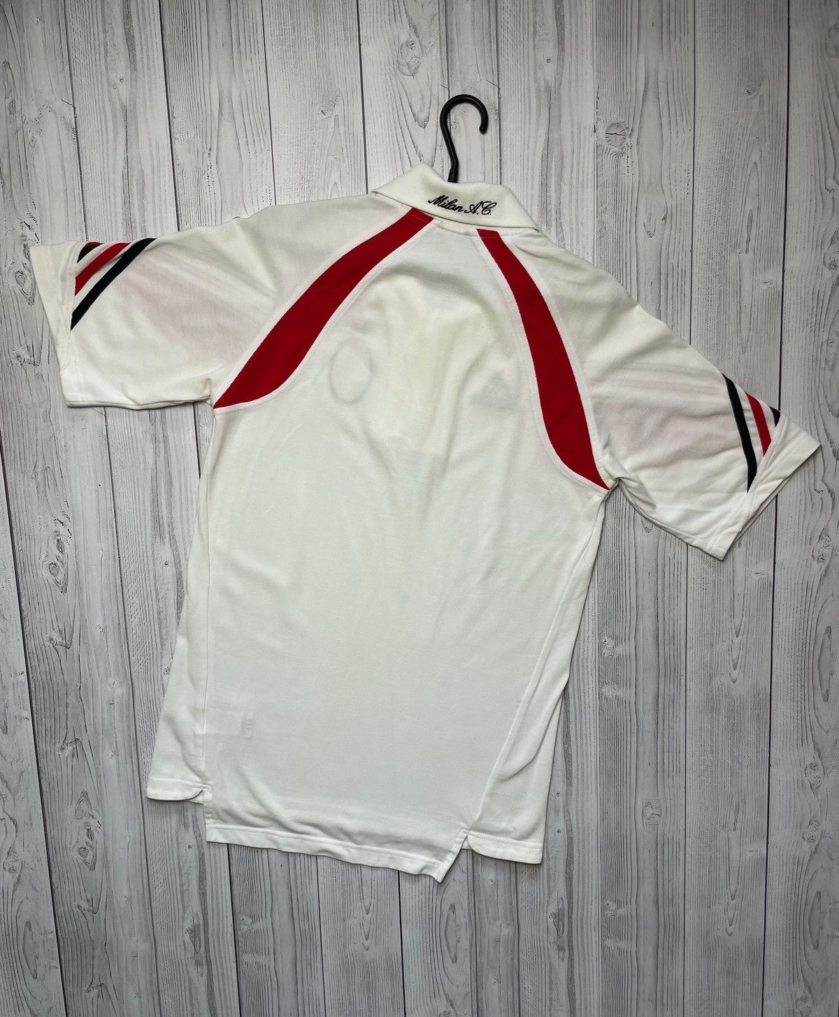 Adidas Adidas AC milan vintage soccer polo shirt jersey size S Size US S / EU 44-46 / 1 - 10 Thumbnail