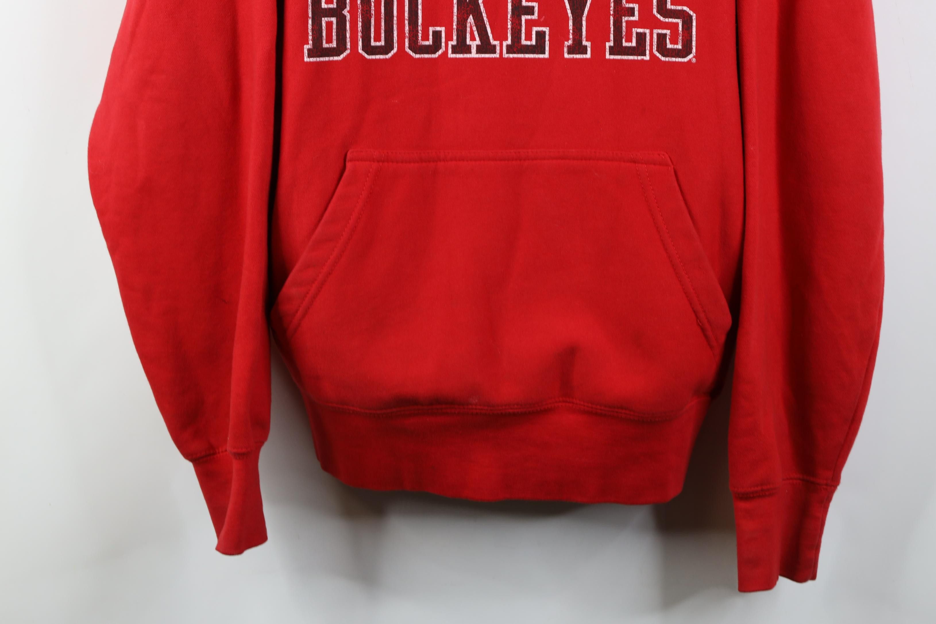 Vintage Vintage 90s Y2K Ohio State University Football Hoodie Size US L / EU 52-54 / 3 - 3 Thumbnail