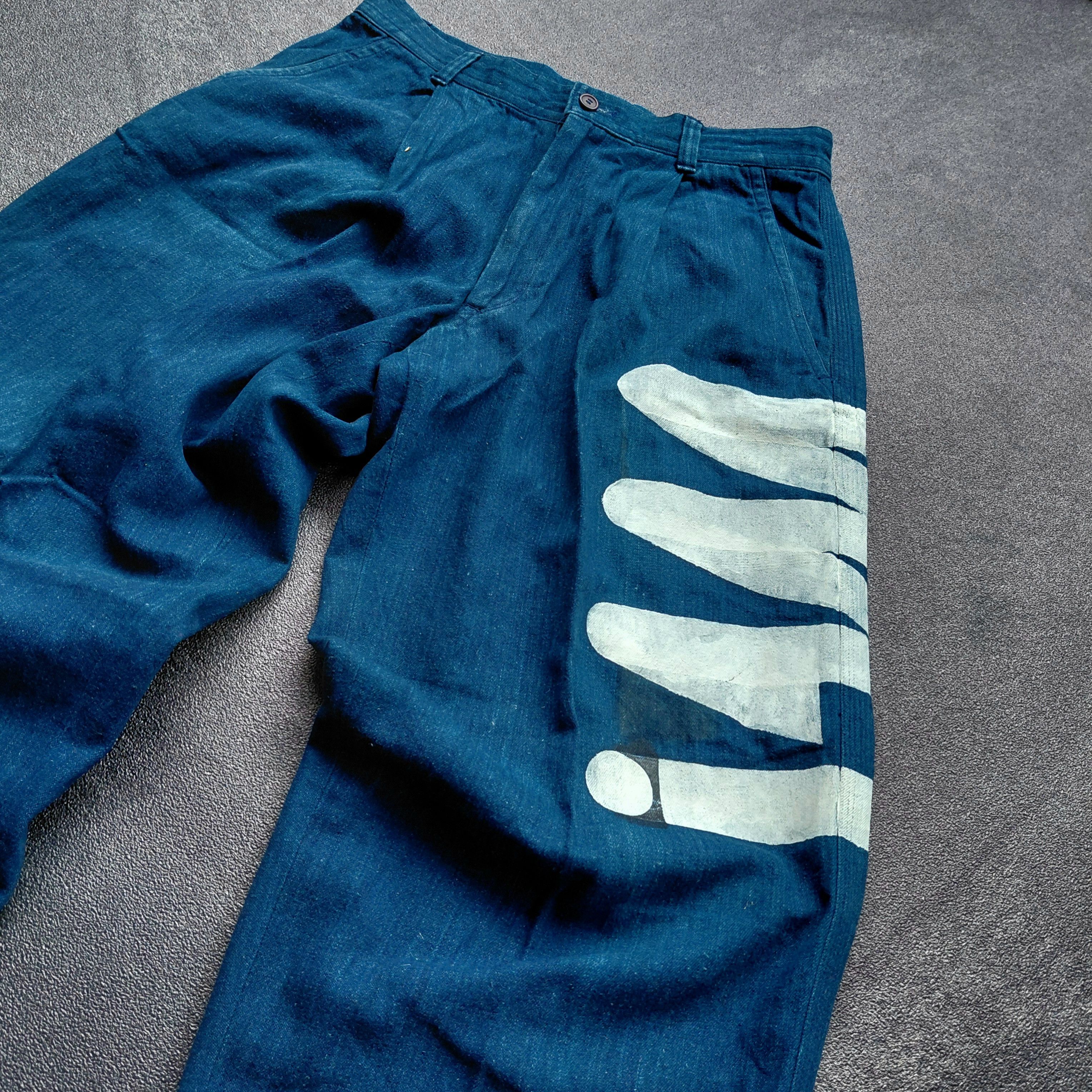 Issey Miyake Issey Miyake Men Painting Custom Made Pants Size US 30 / EU 46 - 3 Thumbnail