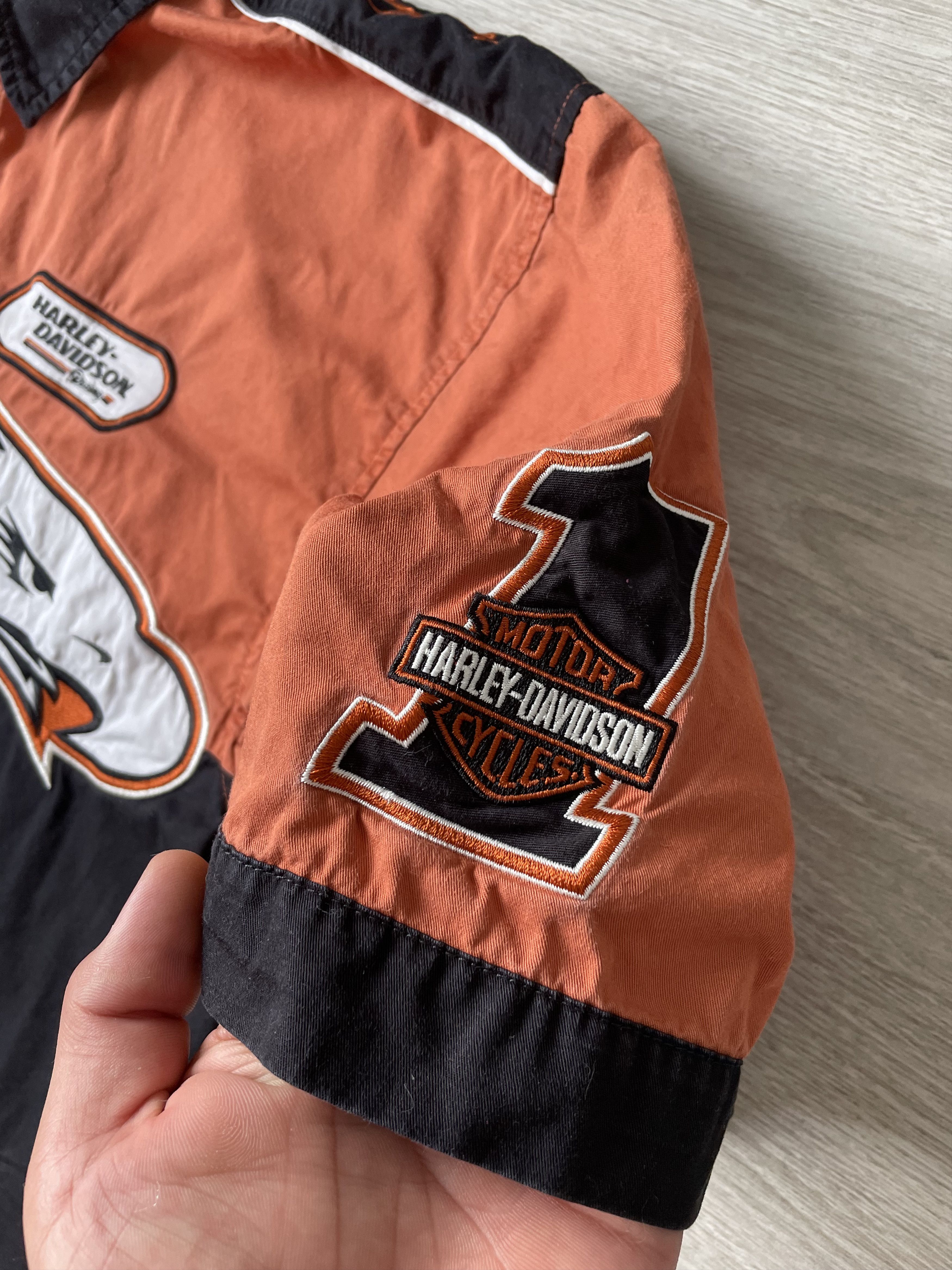 Harley Davidson × Japanese Brand × Vintage Vintage Men's Polo Harley Davidson up Shirt Size US XXL / EU 58 / 5 - 6 Thumbnail