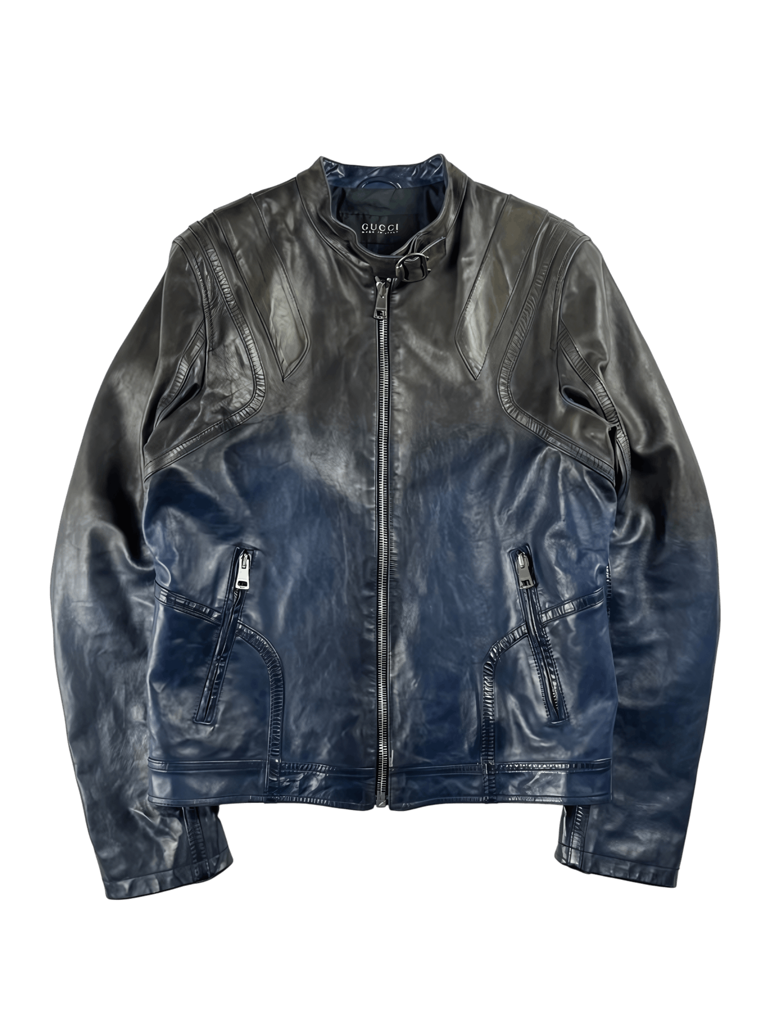 Gucci S/S 2009 RUNWAY LEATHER JACKET Size US M / EU 48-50 / 2 - 2 Thumbnail