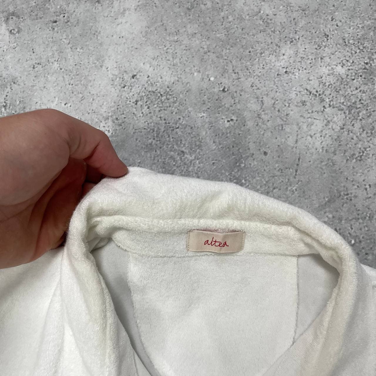 Altea Altea Terry Towelling Polo Shirt White Size L Size US L / EU 52-54 / 3 - 5 Thumbnail