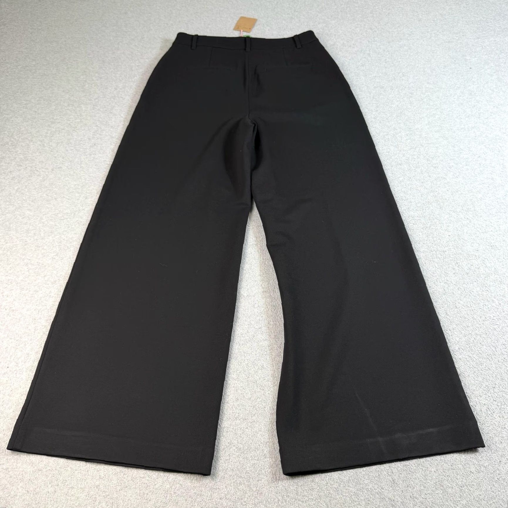 Boden Boden Belgravia Ponte Trousers Wide-Leg Pants Women 10 UK 14 Black офис Work Dress Pants Size 32" / US 10 / IT 46 - 2 Thumbnail