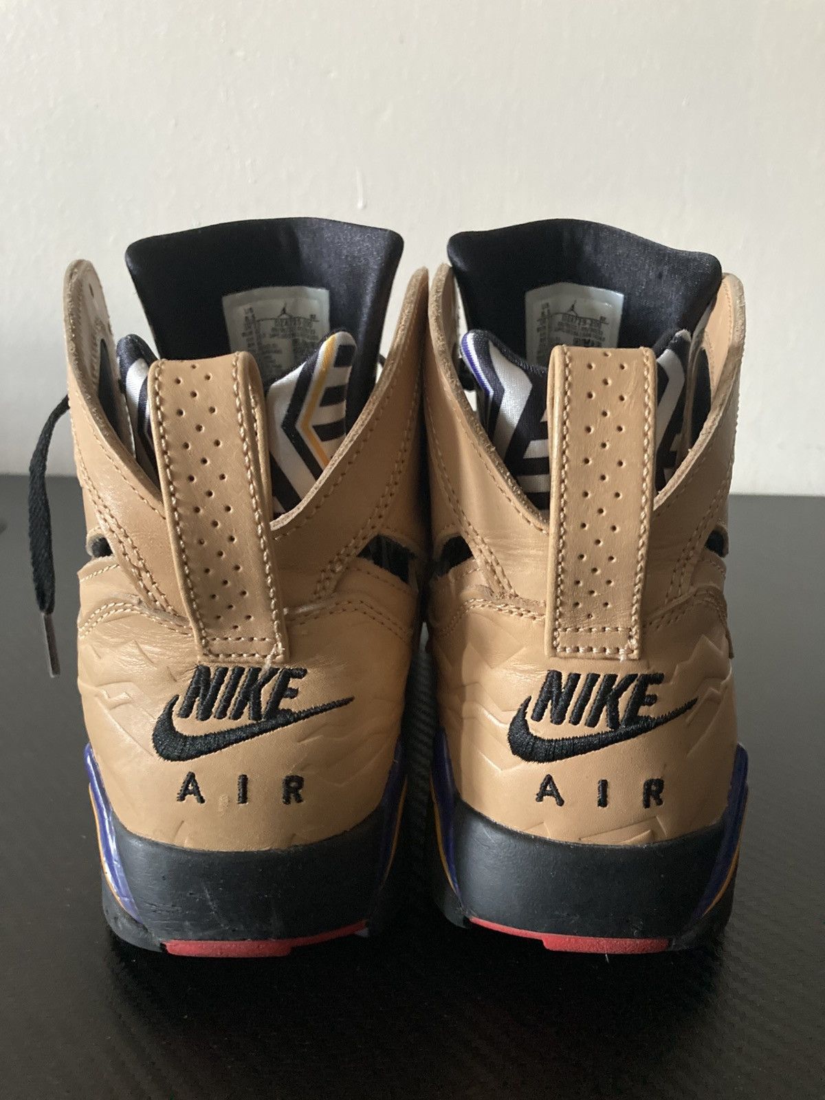 Jordan Brand Jordan Men's 7 Retro Afrobeats Vachetta Tan/Black-Taxi Size US 8.5 / EU 41-42 - 3 Thumbnail