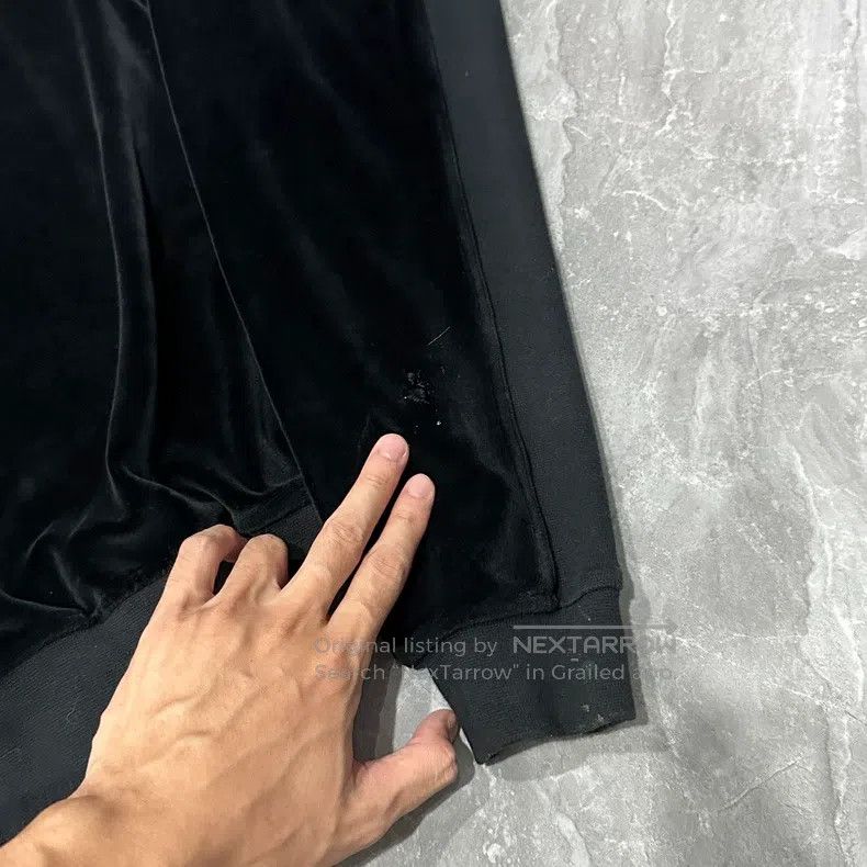 Haider Ackermann Haider Ackermann Embroidered Velvet Sweatshirt Size US XL / EU 56 / 4 - 4 Thumbnail