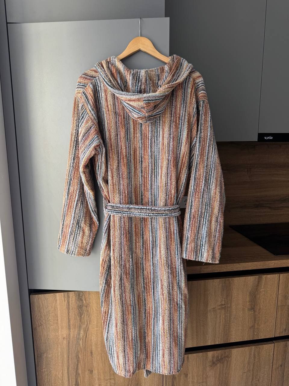 Missoni Vintage MISSONI Hooded Bath Robe Belted Zigzag Towelling Size US M / EU 48-50 / 2 - 5 Thumbnail