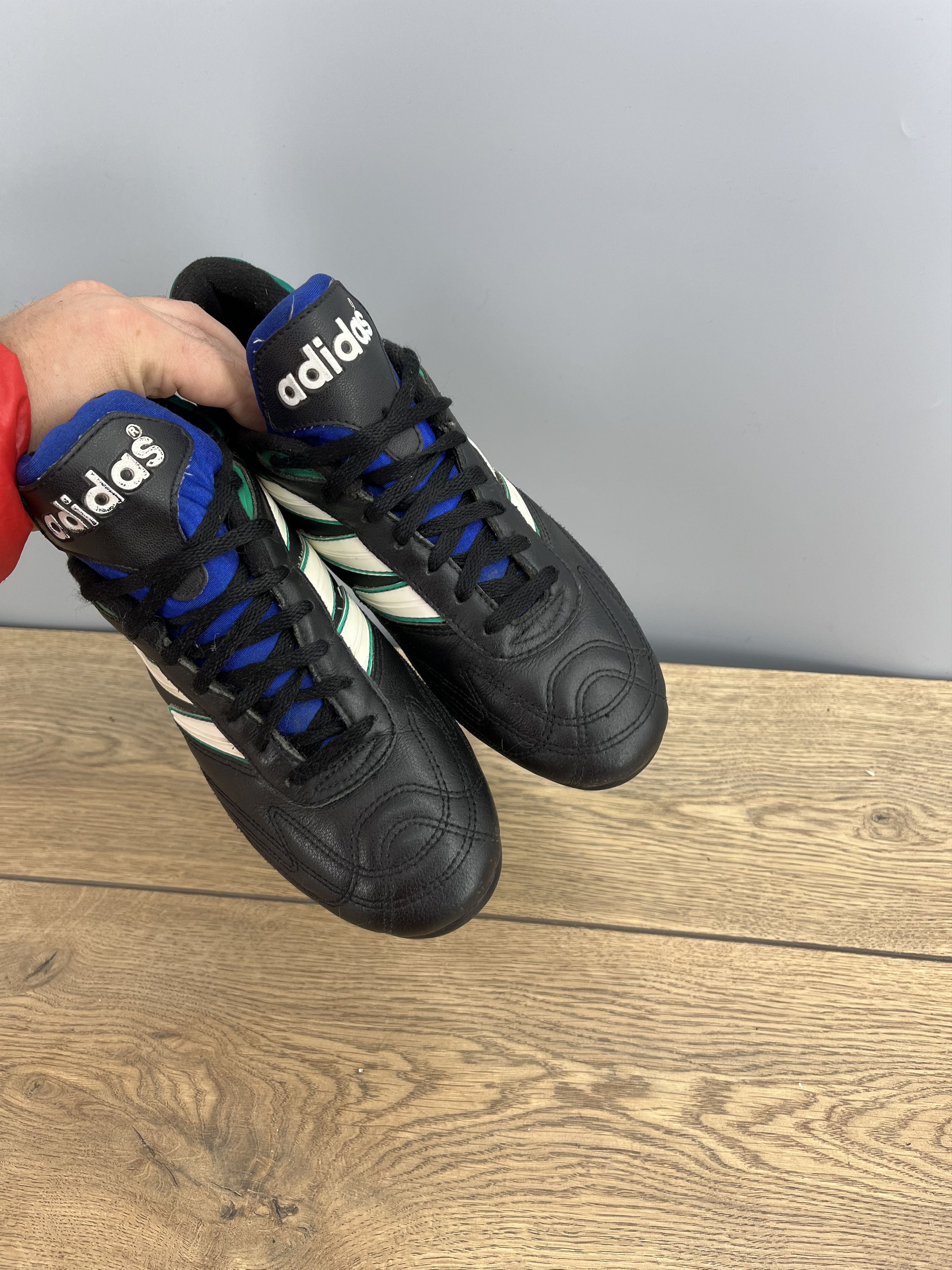 Adidas Vintage adidas Questra Soccer Cleats 1994 Black Blue Green Size US 8.5 / EU 41-42 - 10 Thumbnail