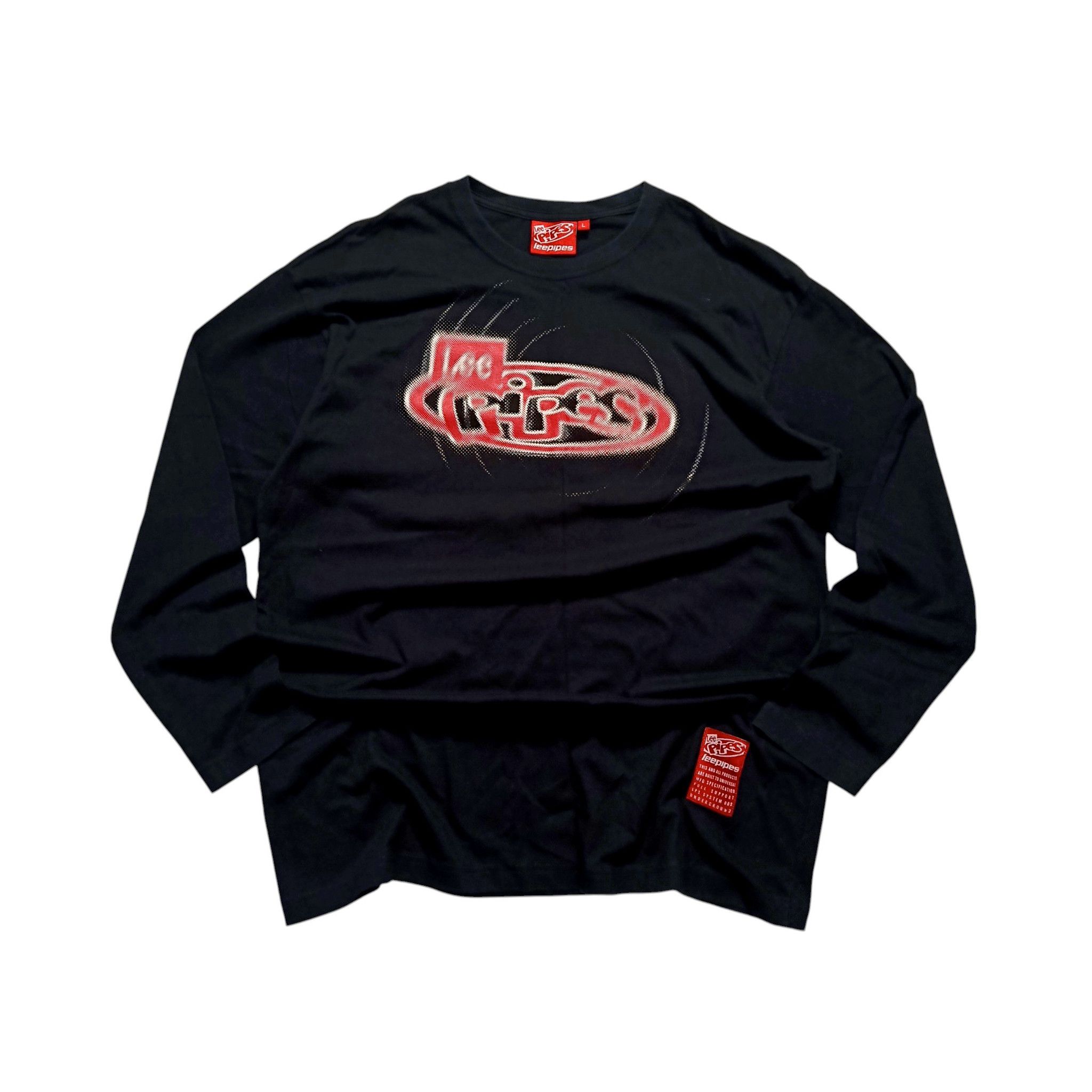 Lee Vintage Lee Pipes Spray Logo Long Sleeve Tee Size US L / EU 52-54 / 3 - 1 Thumbnail