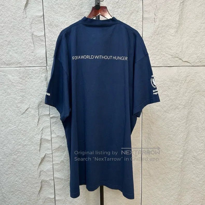 Balenciaga Balenciaga WFP Food Program Collab Blue Short Sleeve Size US L / EU 52-54 / 3 - 2 Thumbnail