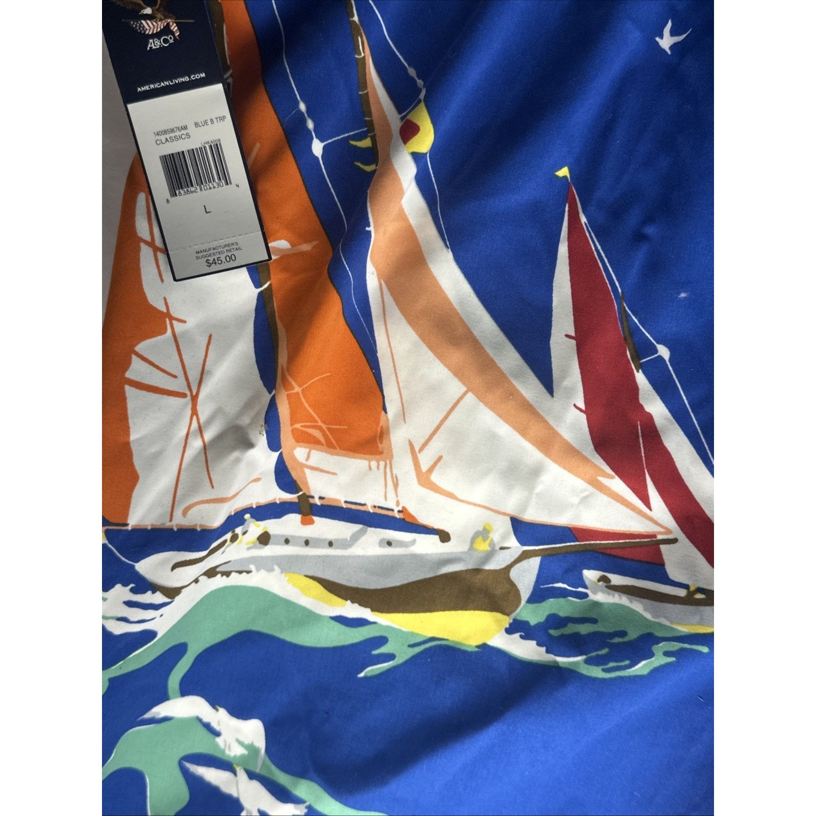 American Apparel NWT! American Living Swim Trunks Mens Size L retail $45 Size US 44 / EU 60 - 5 Thumbnail