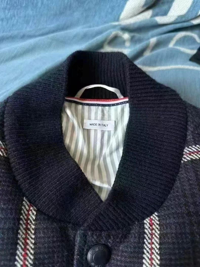 Thom Browne Thom Browne size1 Color striped plaid down jacket Size US S / EU 44-46 / 1 - 3 Thumbnail