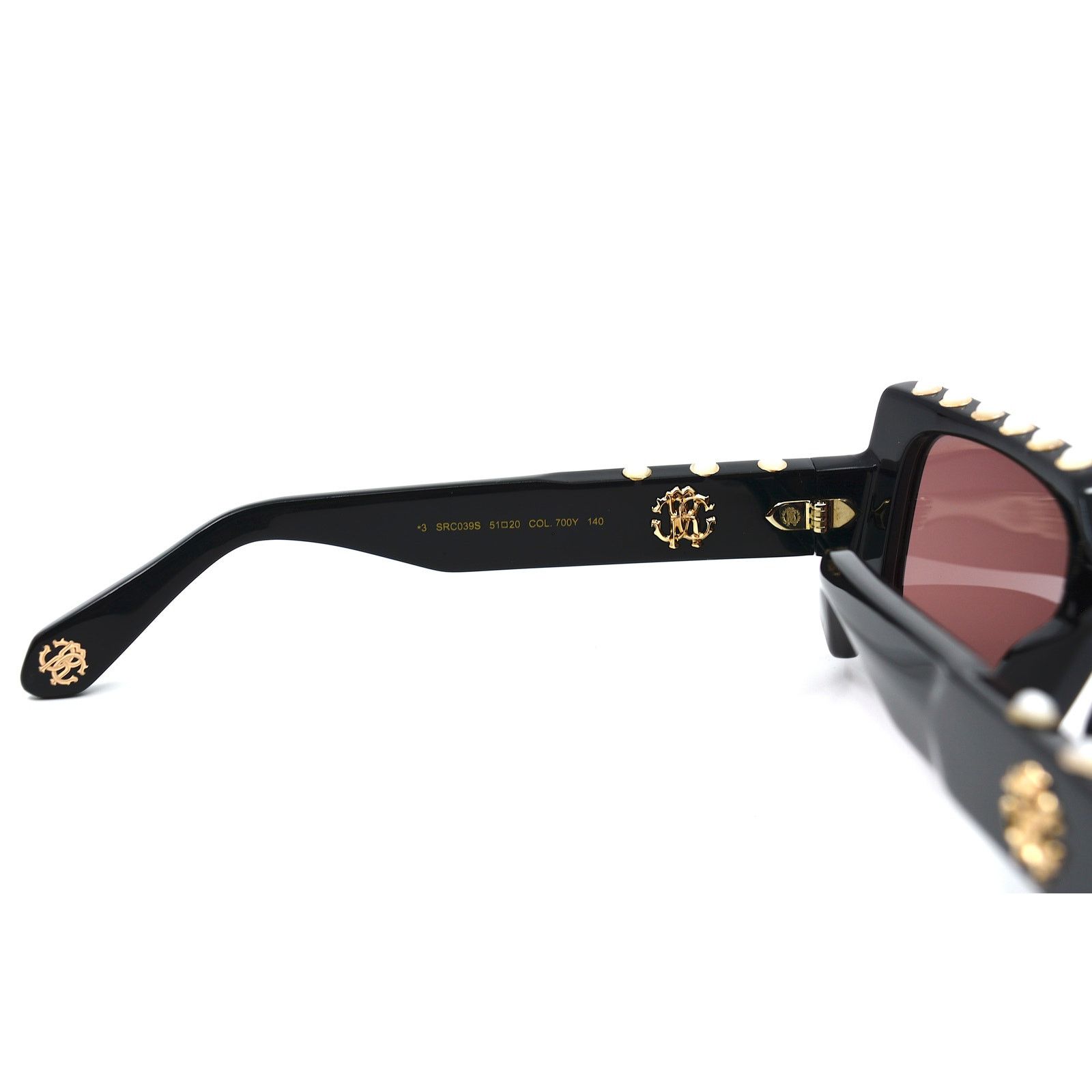 Roberto Cavalli ROBERTO CAVALLI SRC039S BLACK PURPLE AUTHENTIC SUNGLASSES Size ONE SIZE - 10 Thumbnail