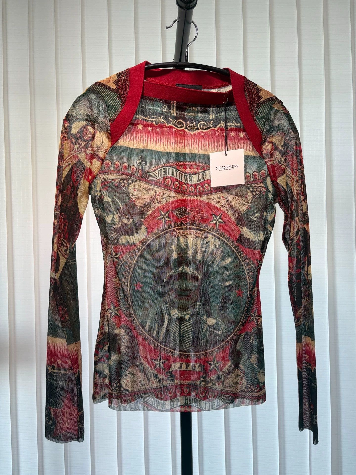 Jean Paul Gaultier Jean Paul Gaultier Ind Port Tulle LS Orange 40 Size S / US 4 / IT 40 - 1 Thumbnail